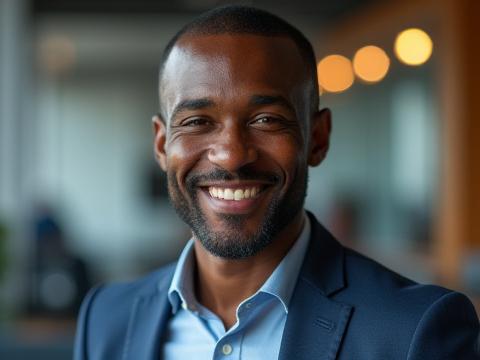 Ben Carter, Chief Technology Officer at Duskwood Well, with a friendly, intelligent expression