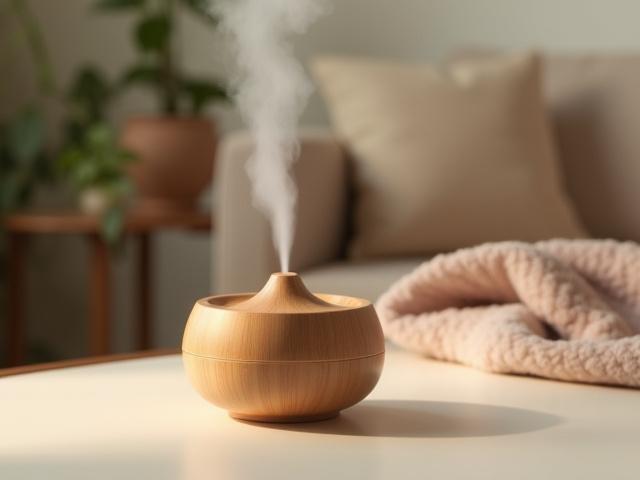 Elegant aromatherapy diffuser with natural essential oils